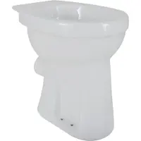 Wiesbaden Toiletpot Staand verhoogd +6 PK Wit