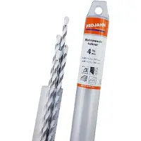 Projahn universele boorset, hardmetalen snijkant, 4-delig, cilindrische schacht, Ø 6-6,5 mm, L 200-300 mm