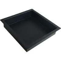 Wiesbaden Inbouwnis | Demis | 30x30x10cm | Mat Zwart