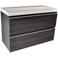Wiesbaden Shall onderkast 80 x 36 cm houtnerf grijs