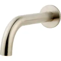 Wiesbaden Inbouw-baduitloop rond 20cm 1/2" geb.staal