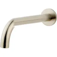 Wiesbaden Caral baduitloop rond 25 cm 1/2'' geborsteld staal