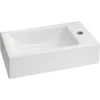 Wiesbaden Metis fontein 50x25cm wit