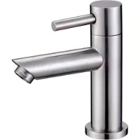 Wiesbaden 304-imola rvs toiletkraan 1/2" rechte uitloop