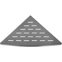 Wiesbaden InWall hoekplanchet 29 x 29 cm RVS