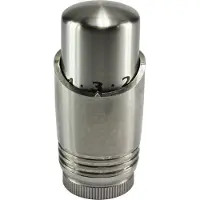 Riko luxe thermostaatknop M-30 geborsteld staal