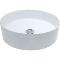 Wiesbaden Waskom Link Opzet Model Keramiek Rond 40cm Mat Wit