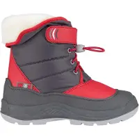 Winter-Grip Snowboot Junior Hoppin Bieber Antraciet Rood Grijs-Schoenmaat 26