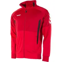 Hummel Authentic Poly FZ Jacket Rood | Maat 128