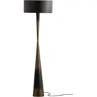 Woood vloerlamp Blackout Too - Zwart (151xø45 cm)
