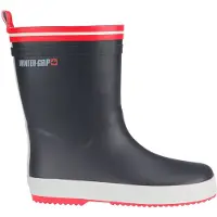 Winter-Grip Snowboot Junior Welly Grijs Antraciet Rood-Schoenmaat 30 - 31