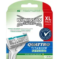 Wilkinson Sword Wilkinson Quattro Titanium Sensitive scheermesjes 5 stuks