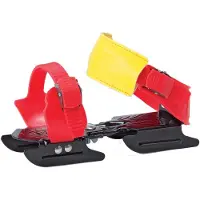Zandstra Bob Glij-ijzers DeLuxe Junior (verstelbaar) Rood - Geel - Zwart