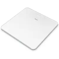 Beurer GS 225 Personenweegschaal - Magic LED / dotmatrix display - 30 x 30 cm - Tot 180 kg - Veiligheidsglas - Overbelastingindicatie - Automatische uitschakeling - Incl. batterijen - 5 Jaar garantie