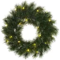 Black Box kerstkrans Glendon LED (ø60 cm)