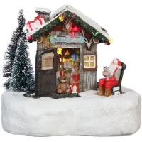 Luville Santa's Shop Battery Operated