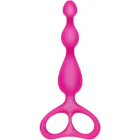 S Pleasures Pleasures - Anaal balls dildo paars 17,5 x 3cm