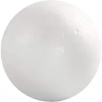 Packlinq Ballen, d: 6 cm, wit, Styropor, 50stuks