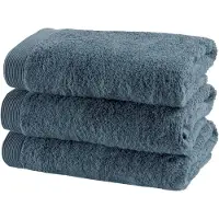 Casilin - Como - set van 3 gastendoekjes - 30x50cm - Ocean - Blauw