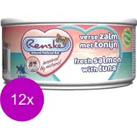 Renske Kat Adult Verse 70 g - Kattenvoer - 12 x Tonijn&Zalm