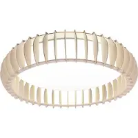 TRIO Plafonnière Monte 60cm houtbruin