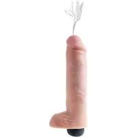King Cock Pipedream - - Squirting Cock - 10 Inch - Beige