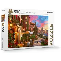 Rebo Productions Legpuzzel Lake Como Sunset Karton 500 Stukjes