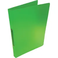 Alpha ringmap, voor ft A4, uit PP, 2 ringen van 16 mm, transparant groen - 7 stuks