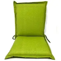 Madison Tuinstoelkussen Lage rug 102x50 cm gras groen