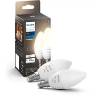 Philips Hue Kaarslamp White E14 Duo pack