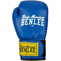 Benlee Rodney Leather Artificial Boxing Gloves Blauw 6 oz