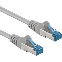 Pro Patchkabel Cat 6a S/FTP PIMF, grijs, 2 meter