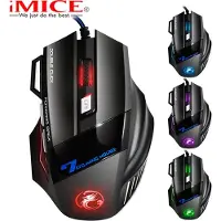 Dolphix Game muis met RGB verlichting - 7 knoppen - Instelbare DPI - MOBA - FPS - Ergonomisch design