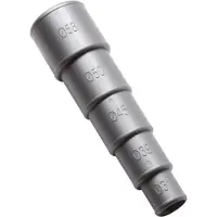 Talamex Universal Straight Connector 32-59 Mm Zilver