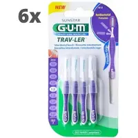 Gum Travler ragers Paars 1.2mm - 6 x 4 stuks - Voordeelverpakking