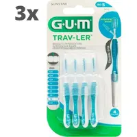Gum Travler ragers Blauw 1.6mm - 3 x 4 stuks - Voordeelverpakking