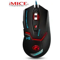 Dolphix Game muis met LED verlichting - 6 knoppen - Instelbare DPI - Ergonomisch ontwerp