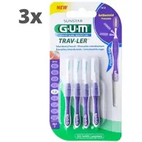 Gum Travler ragers Paars 1.2mm - 3 x 4 stuks - Voordeelverpakking