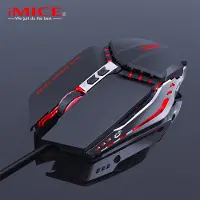 Dolphix Metalen mechanische game muis - 7 knoppen - Instelbare DPI