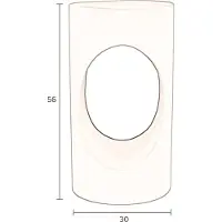 Dutchbone Sai Bijzettafel Rond 30 cm Metaal Zand| Beige 06316