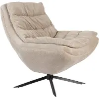 Dutchbone Loungestoel Vince Beige