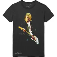 Ginza.se Kurt Cobain - Guitar Photo Colour Heren T-shirt - M - Zwart