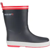 Winter-Grip Snowboot Junior Welly Grijs Antraciet Rood-Schoenmaat 26 - 27