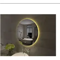 Wiesbaden Giro Ronde Spiegel 100cm Met LED Verlichting - Glas - Rond - Spiegels, Badkamerspiegels - 8720195544531