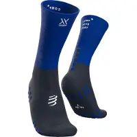 Compressport Mid Compression Sock Blue || Maat: 35-38