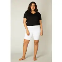 Base Level Curvy basis korte legging Ava wit female | Maat: 58/60
