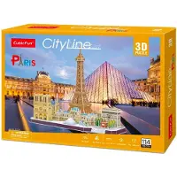 Cubic City Line - Parijs 3D Puzzel