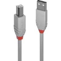 Lindy Kabel USB A naar USB B LINDY 36682 Grijs