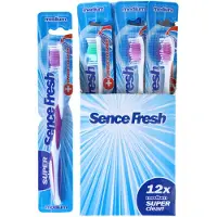 Sence 12x Sence Tandenborstels Fresh Super Clean Medium 12 stuks