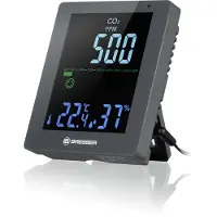 Bresser Weerstation CO²-meter - Air Quality Monitor - Grijs - Met LED-display